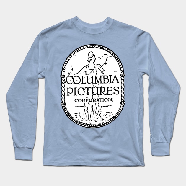 Columbia Pictures 1924 Logo Long Sleeve T-Shirt by MovieFunTime